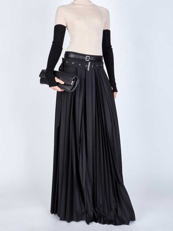 PD MAXI PLEATED SKIRT - LAST ONE
