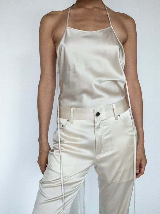 ALICE CHARMEUSE CAMI IN CHAMPAGNE
