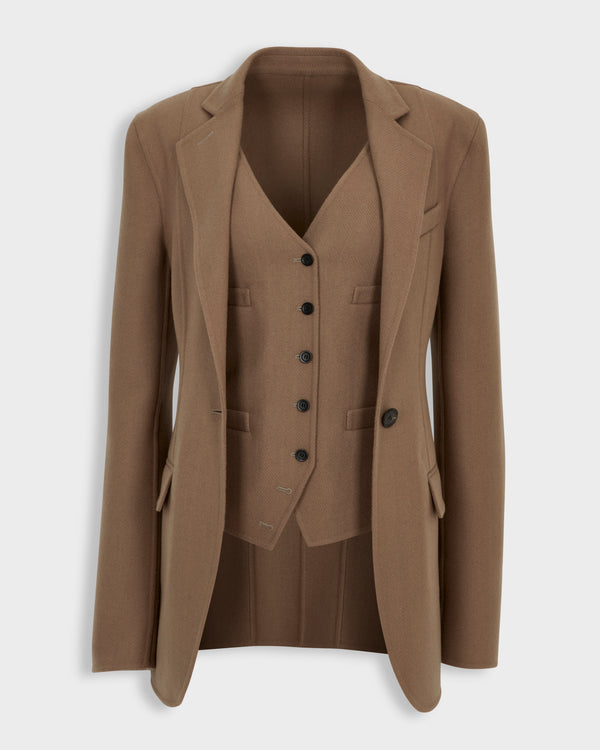 DOUBLE-FACE LAYERED BLAZER - LAST ONE