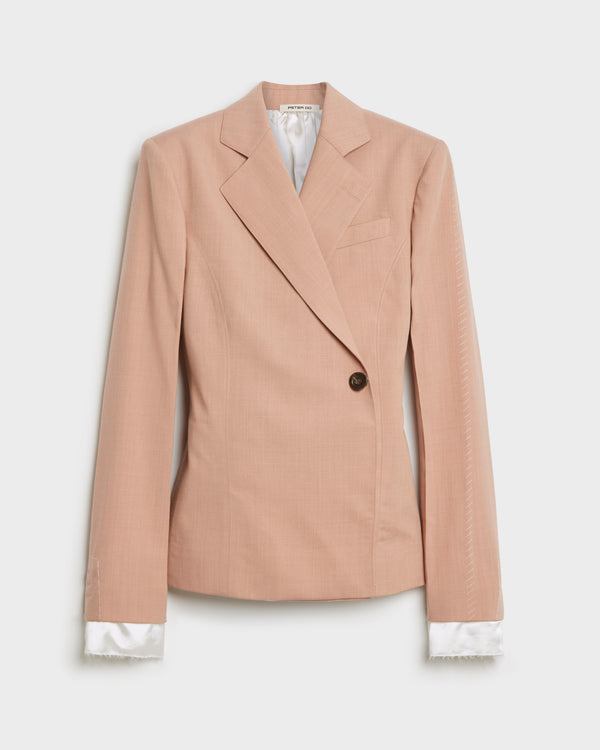 PD WAISTED DOUBLE BREASTED BLAZER