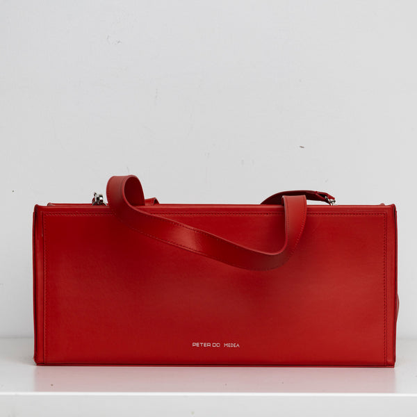 PD X Medea Red Baguette Bag
