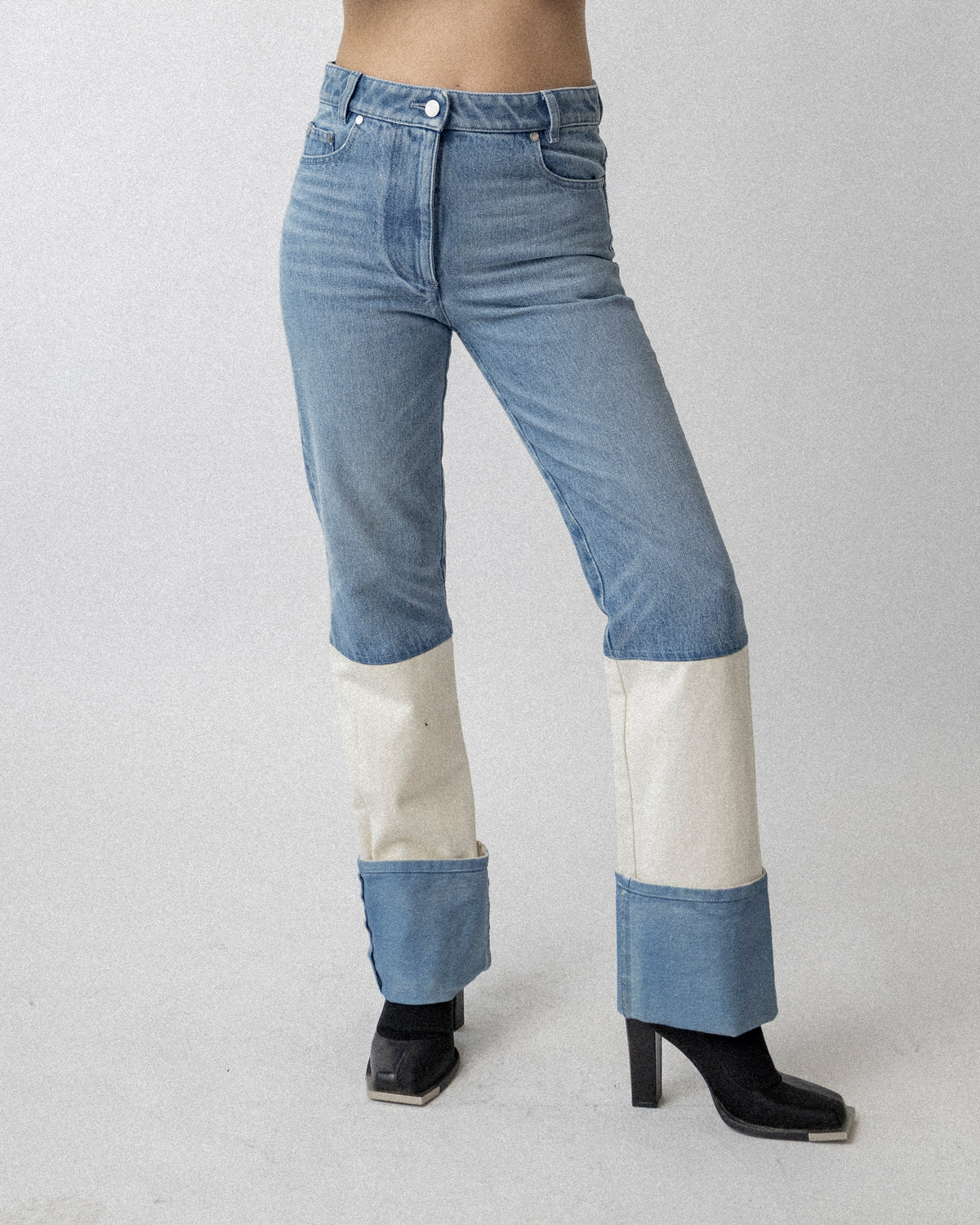 Stripe Jean Combo Light-Blue / White Was it 31.5'' S