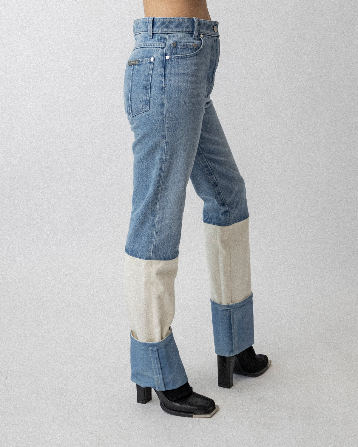 Stripe Jean Combo Light-Blue / White Was it 31.5'' S