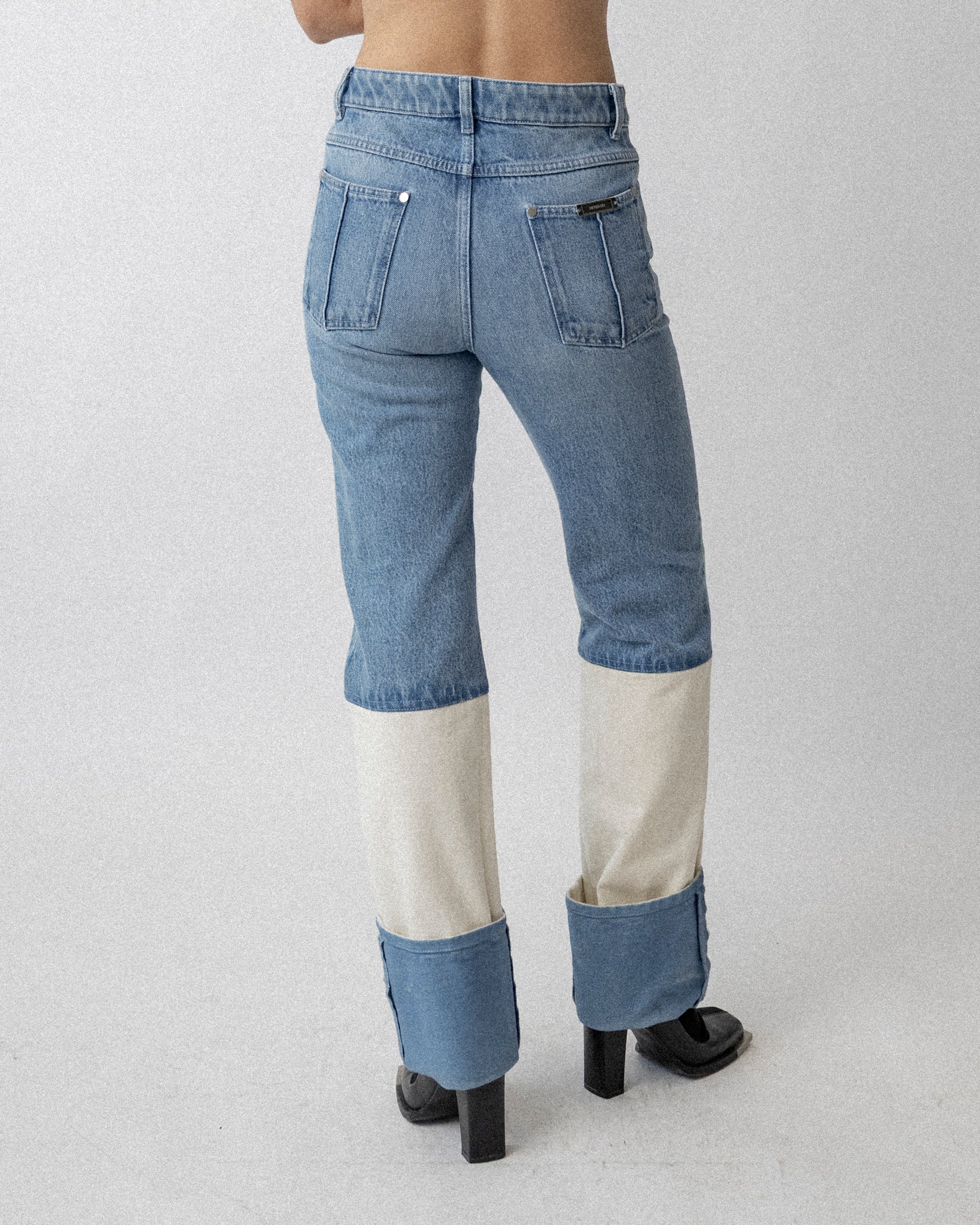 Stripe Jean Combo Light-Blue / White Was it 31.5'' S