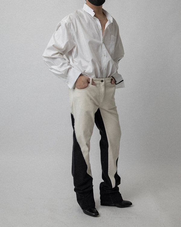 Twisted Jean Combo Black / White Waist 40''
