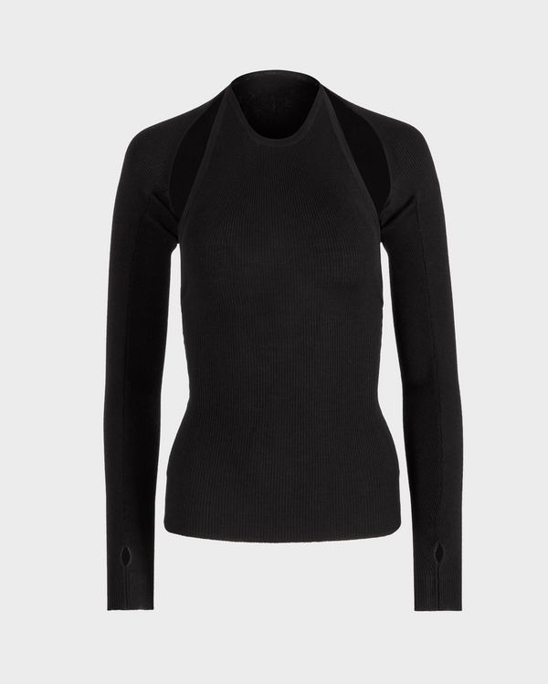 DETACHABLE HALTER KNIT